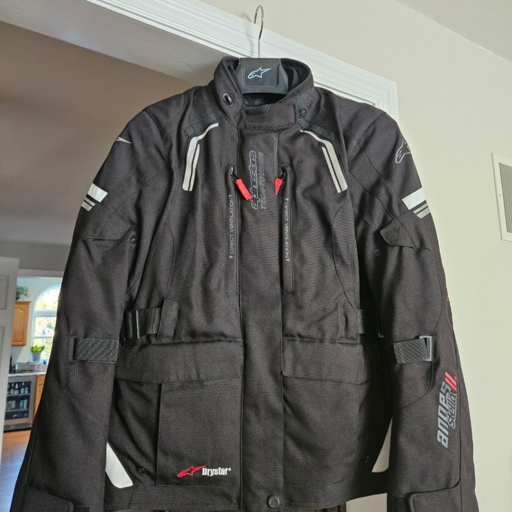 Alpinestars Black and Gray Drystar Performance Jacke- WOMANS